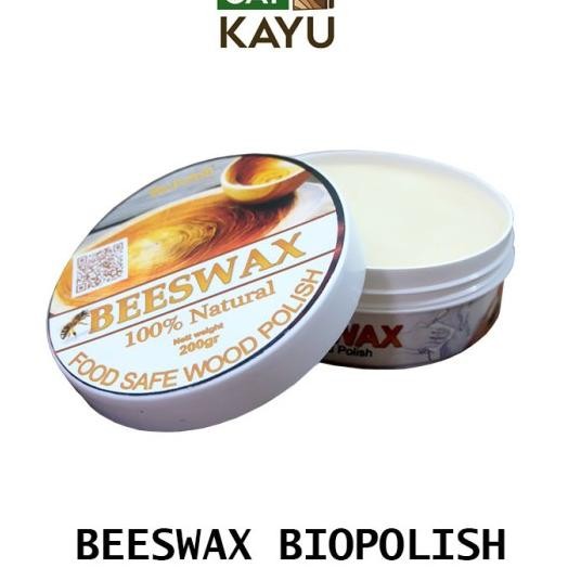 Bio Polish Beeswax Lilin Lebah Polisher Kayu Foodgrade Sendok Kayu