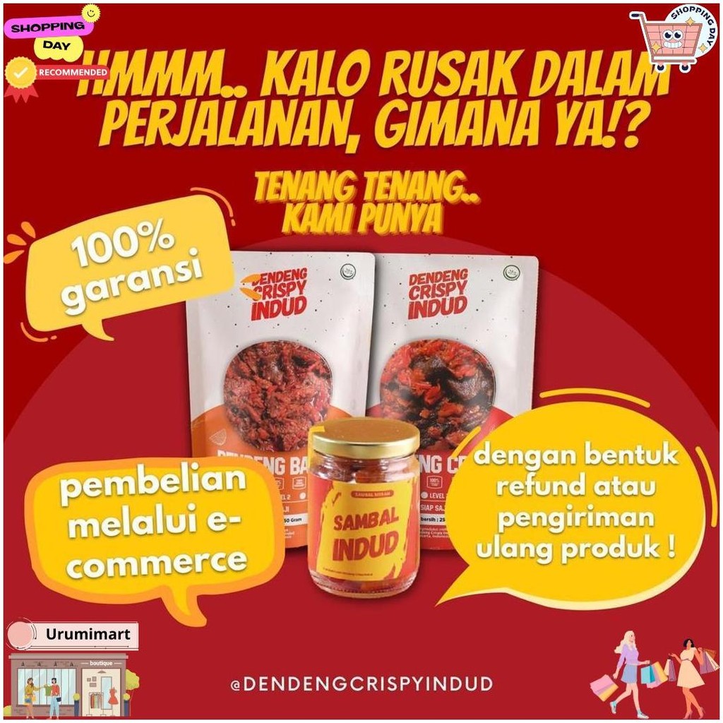

Rendang Sapi Indud 125 Gram - 250 Gram D Best Seller