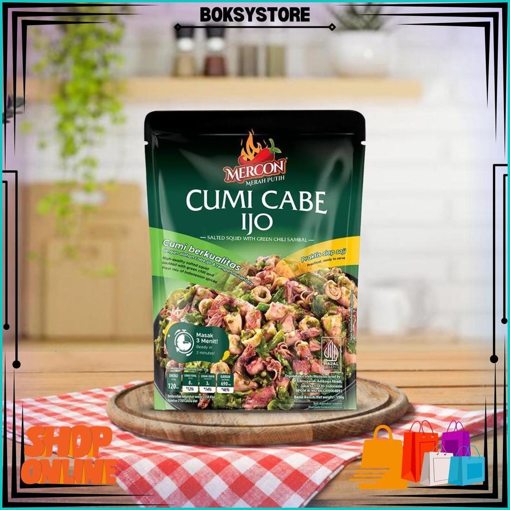 

Mercon Merah Putih - Satuan || Cumi Cabe Ijo D Promo 8.8