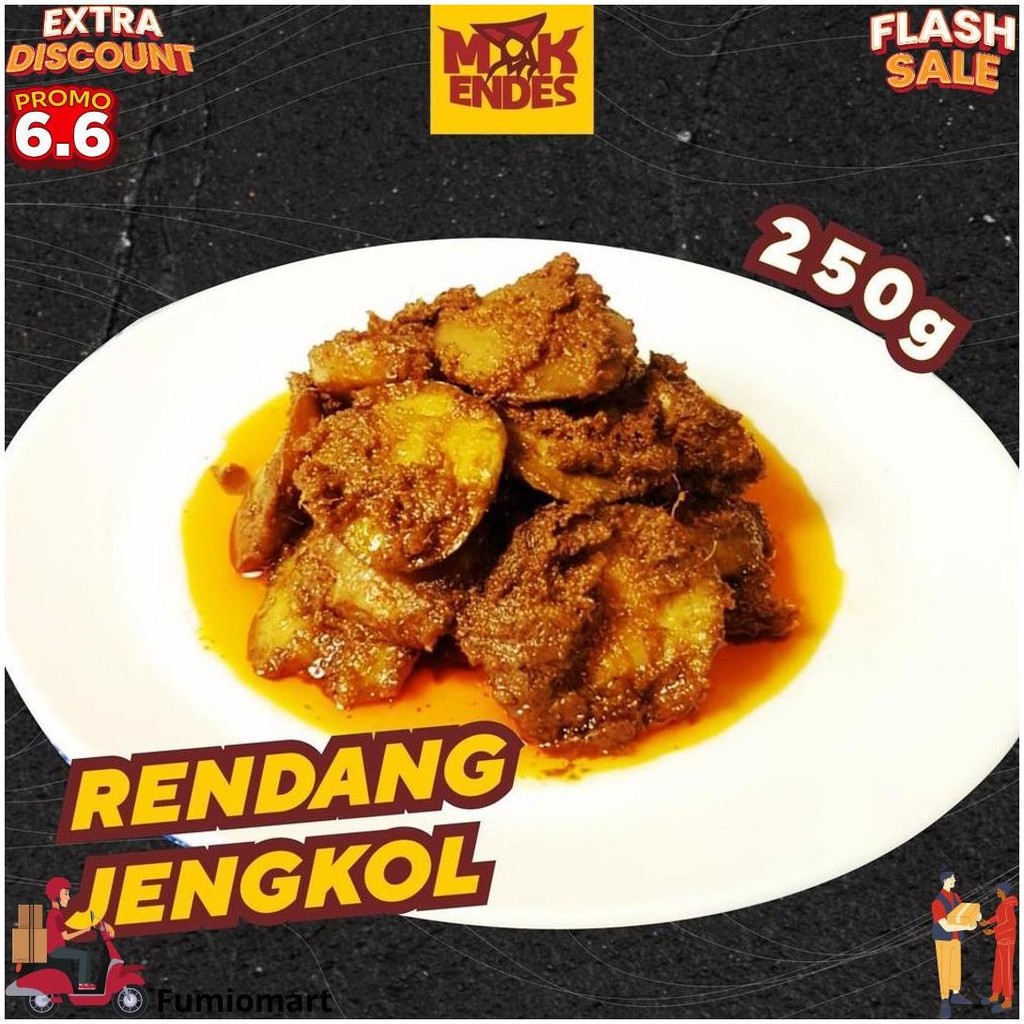 

Rendang Jengkol 250 Gram Enak Murah Asli Padang D Terlaris