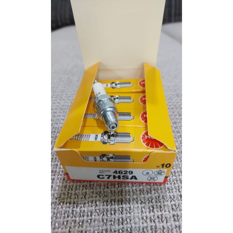 Busi Motor NGK C7HSA Busi Sepeda Motor Honda Revo Supra Yamaha Jupitar Mio Vega R Busi Suzuki Shogun