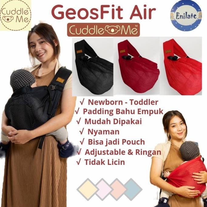 Cuddle Me Geos Fit Air Adjustable Gendongan Bayi Airsling Cuddleme