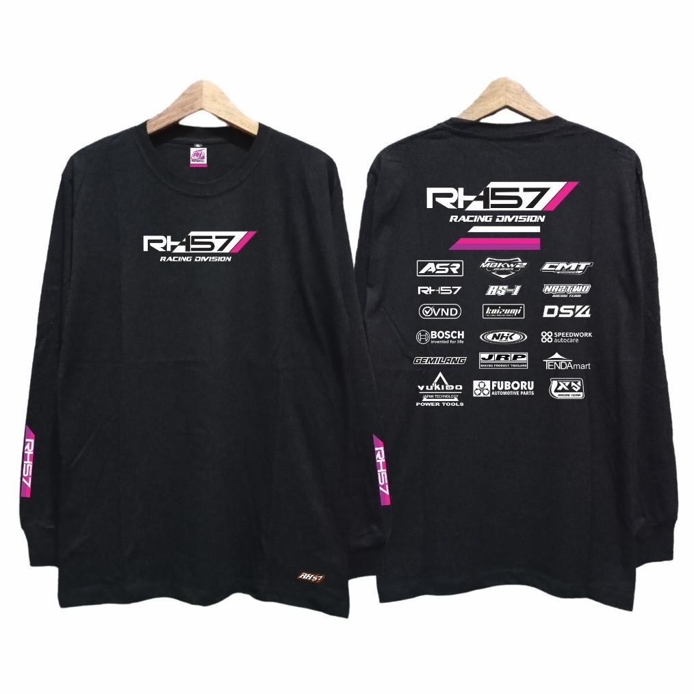 Limited Kaos Pria Lengan Panjang Distro Balap Racinghell Keren Kaos Long Sleeve Pria Distro Racer Ga