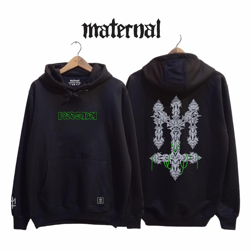 Limited Hoodie Distro Maternal Disaster Premium Series Cowok Cewek Hodie Distro Pria Wanita Bandung 