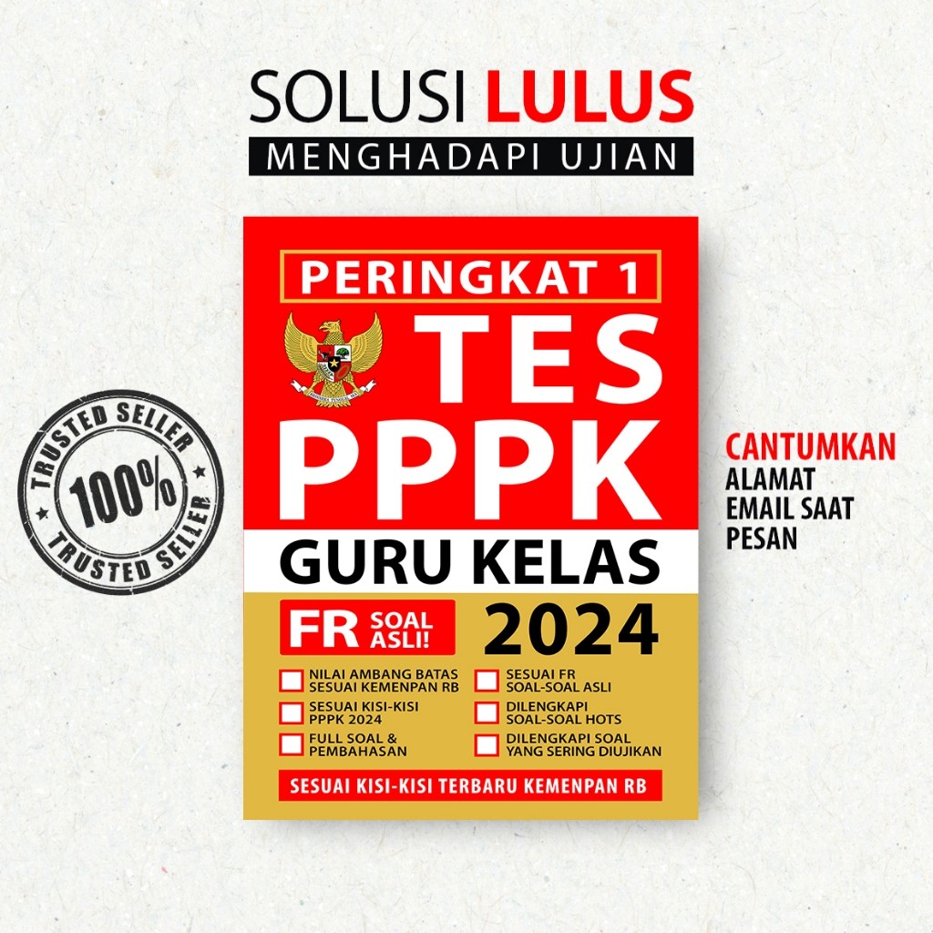 PPPK GURU KELAS SD 2024 - PPPK GURU PGSD 2024