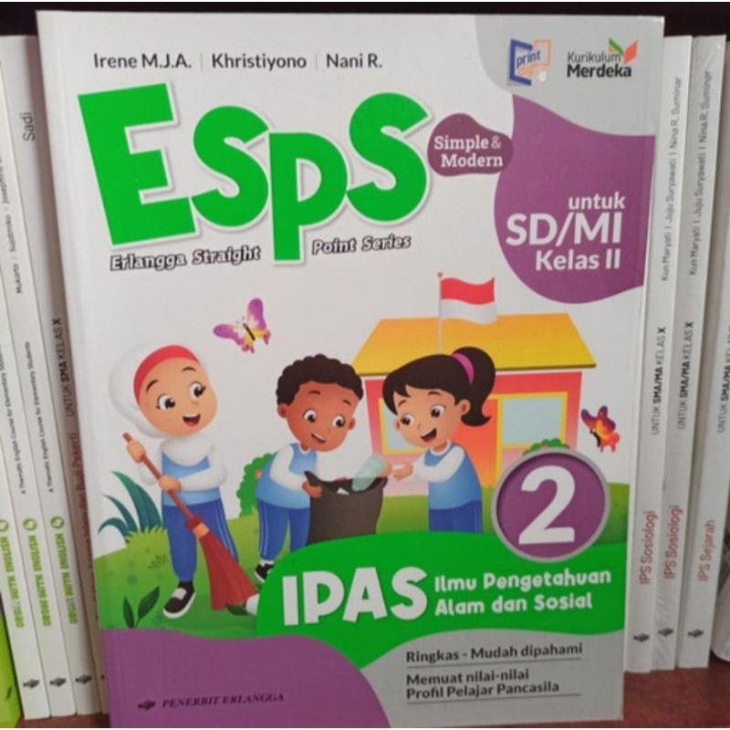 

Buku Esps IPAS Ilmu Pengetahuan Alam dan Sosial untuk SD / MI kelas 2 kurikulum merdeka
