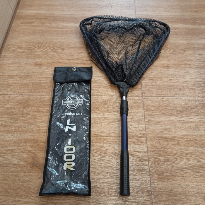 Landing Net Stella LN 100 R Serokan Ikan Jaring Pancing Alunium