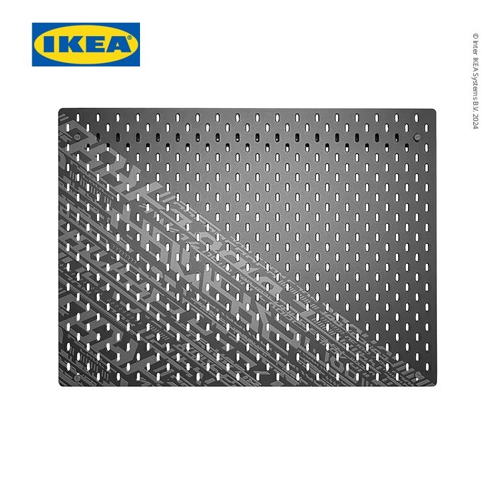 

Terbaru Ikea Uppspel Papan Berlubang Pegboard Hitam 76X56 Cm Promo Ready Stok