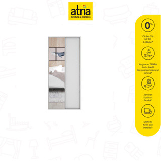 Atria Lemari Pintu Geser Sahla White