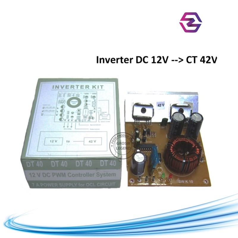 Kit pcb inverter aki 12v DC ke 42v DC CT