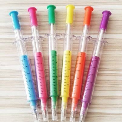 

~^~^~^] TERMURAH Pulpen Bentuk Suntik / Pulpen Medis / Pulpen Syringe