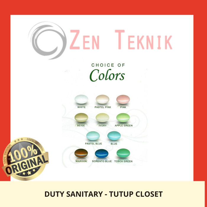 (:(:(:(] Tutup Kloset Duduk Duty Sanitary Ware C-07