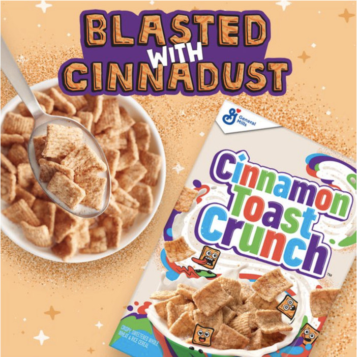 

Cinnamon Toast Crunch Cereal 12 Oz 340 Gr General Mills Usa