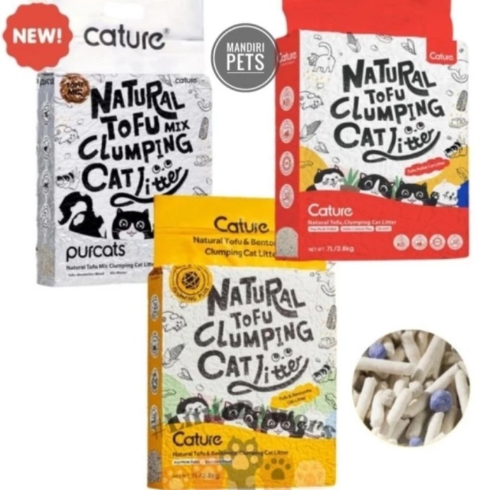 Cature Natural Tofu Clumping Cat Litter