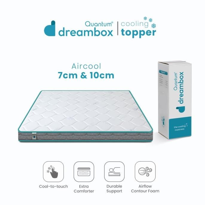 Topper Kasur Dingin Quantum Dreambox Cooling Topper AirCool