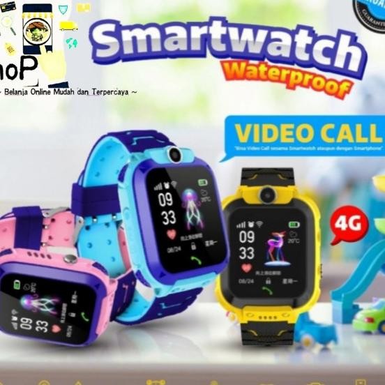 Jam Hp Anak Video Call 4G Ter Jam Tangan Bkn Imo Z6 Z5