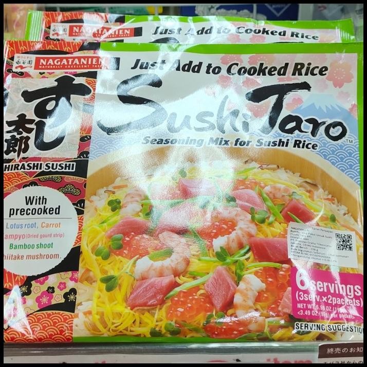 

Nagatanien Sushi Taro 4P No Msg Bumbu Sushi Impor Jepang 198 Gr Umami