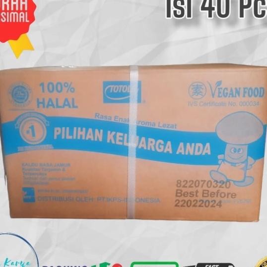 

Totole Kaldu Jamur 200 Gram 1 Dus Isi 40 Pcs Halal Bpom