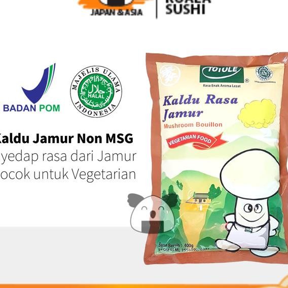

Totole Kaldu Jamur 400Gr | Kaldu Vegan