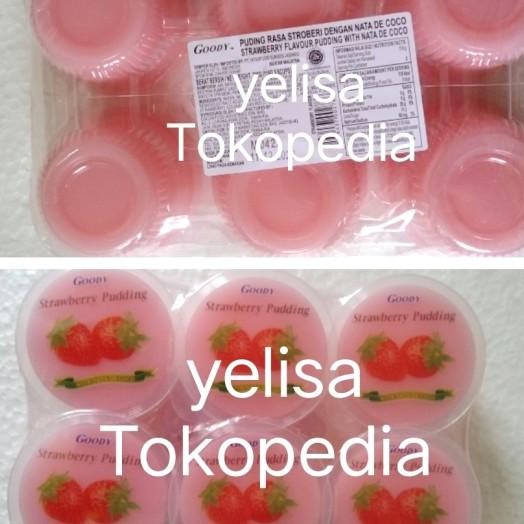 

Goody Puding Rasa Strawberry W/ Nata De Coco 6X118Gr