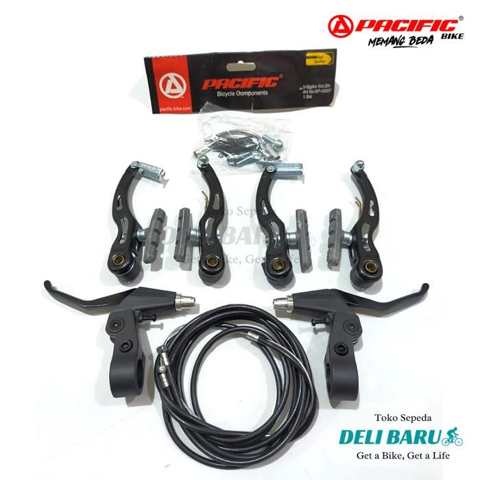 Rem V Brake Sepeda Anak Bmx Mtb Pacific Setengah Alloy