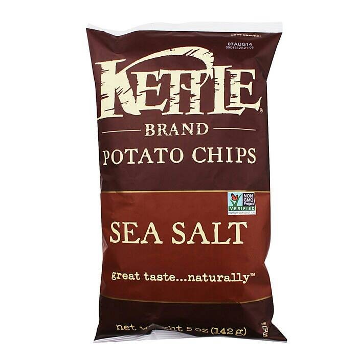 

Kettle Brand Potato Chips SEA SALT Cemilan Sna Chip Impor