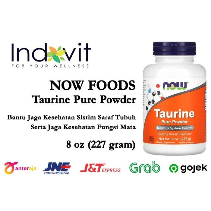 

Now Food Taurine Pure Powder 227 gr Now Taurin Bubuk ORI USA Kualitas Terbaik