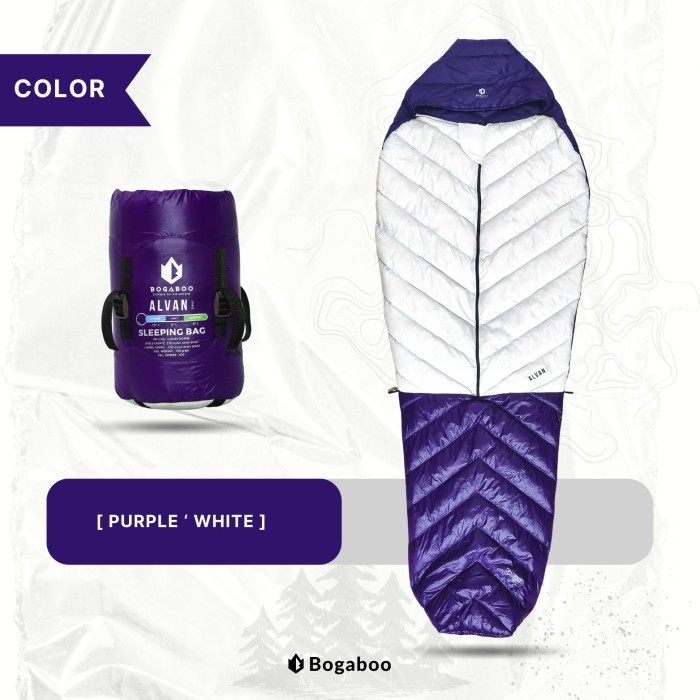 {DianShop} Sleeping bag Ultralight Naturehike CW280 Goosedown model tikar - Ungu Bogaboo Limited