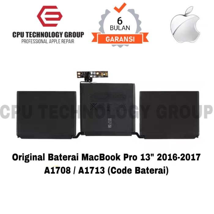 Original Baterai Macbook Pro 13 Inch A1708 / A1713