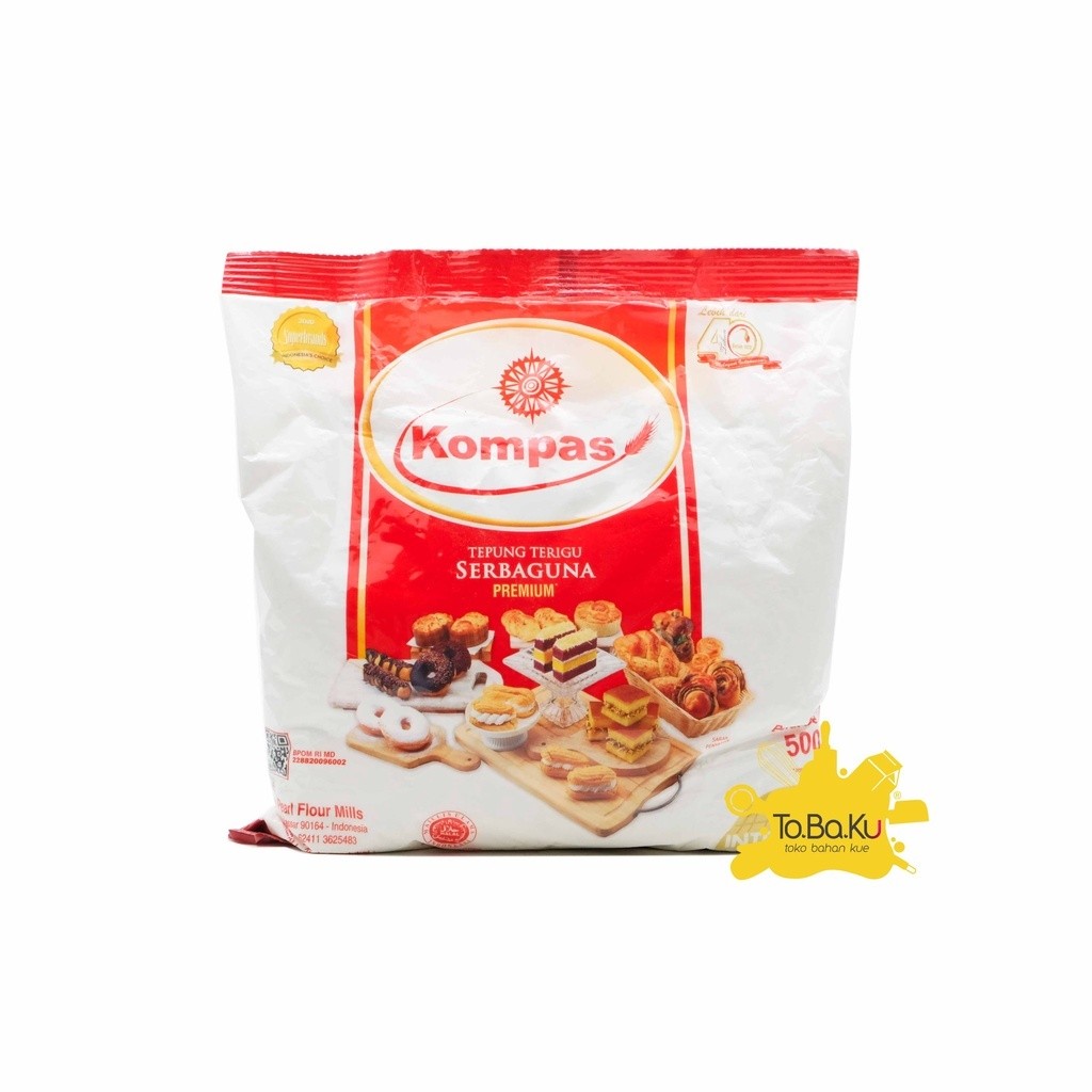 

Tepung Terigu Kompas 500gr