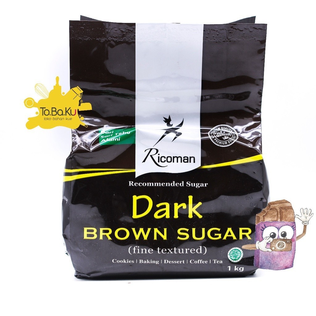 

Ricoman Dark Brown Sugar 1kg