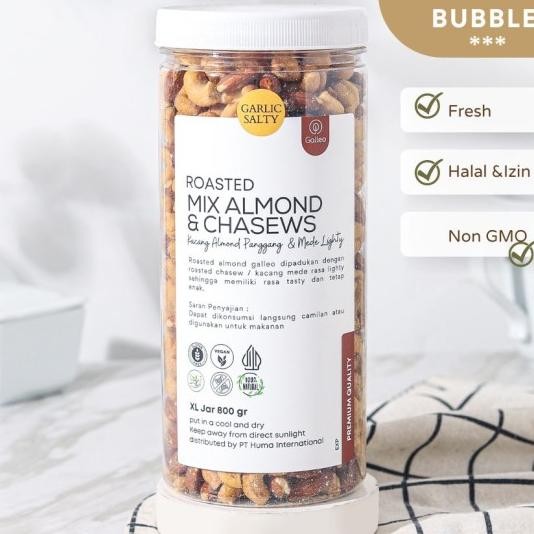 

Kacang Almond Panggang Kupas 1 Kg / Roasted Almond Galleo 1 Kg