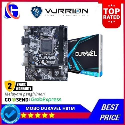 MAINBOARD / MOTHERBOARD / MOBO - VURRION MOBO DURAVEL H81M-SV2