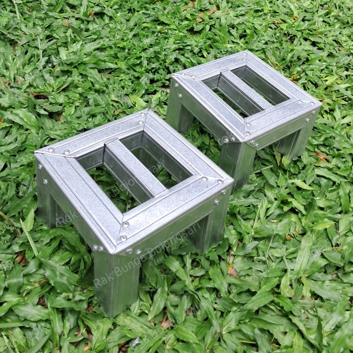 Kaki Pot Bunga - Kaki Pot Tanaman - Rak Pot Baja Ringan - Rak Bunga 15