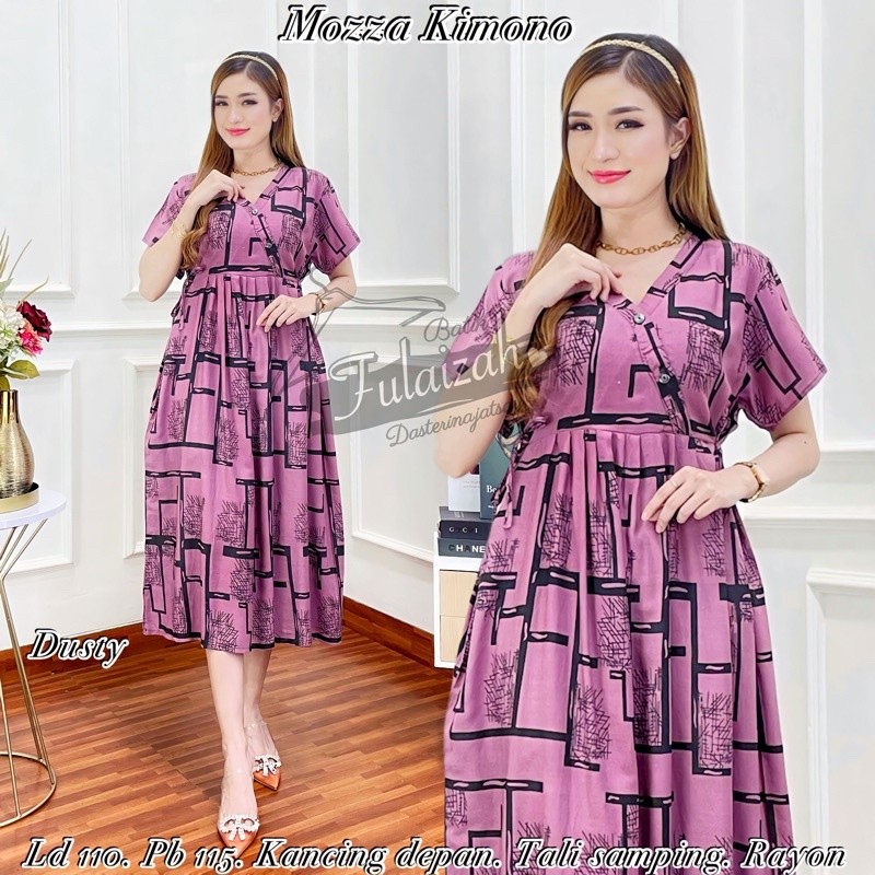 Daster Wanita Terbaru 2024 Fashion Ibu2 Menyusui Jumbo Dress Remaja Kekinian Sexy Pakaian Santai Per