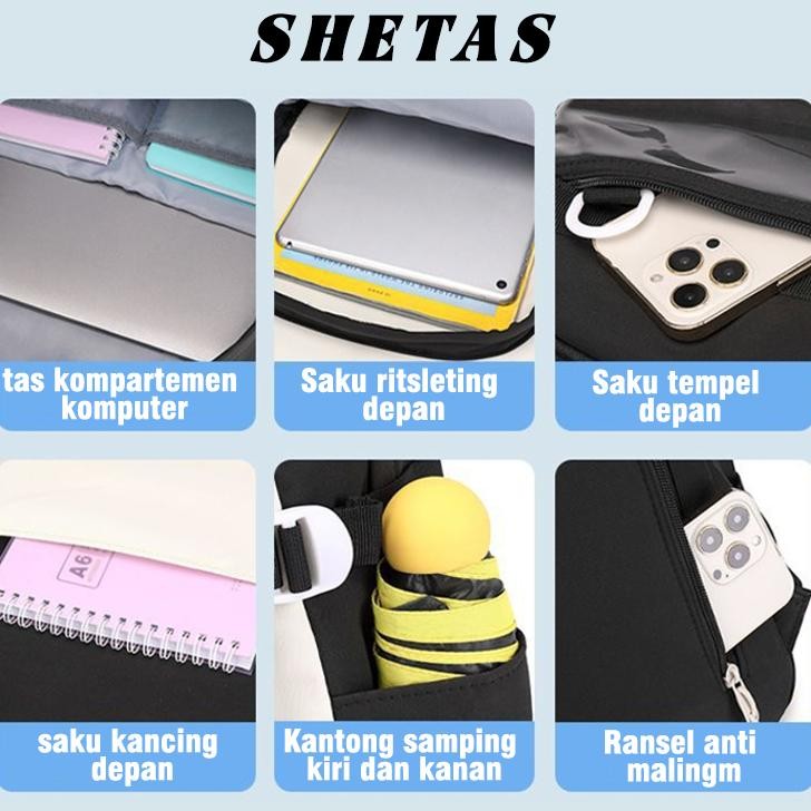 Trt Tas Sekolah Anak Perempuan Tas Kuromi Tas Sekolah Anak Tas Kuromi Anak Tk Tas Ransel Sekolah Tas