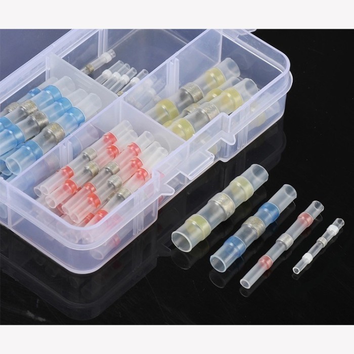 Tokohgrosir BOX Isolasi Bakar Penyambung Kabel Bening Heat Shrink Waterproof 50 pc