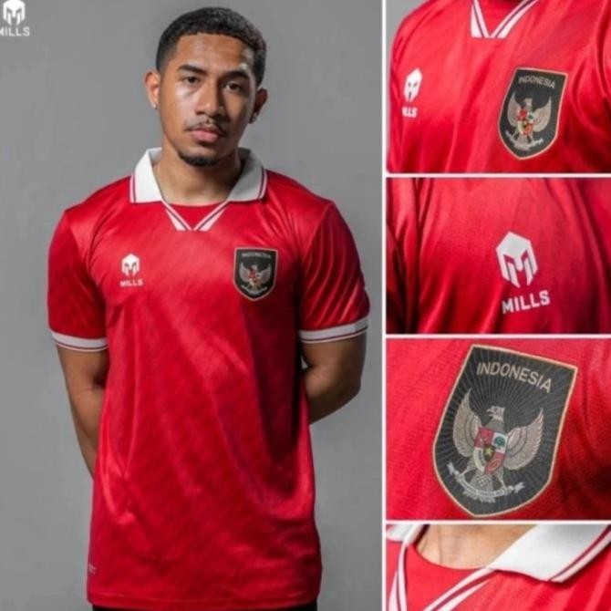 JERSEY TIMNAS INDONESIA HOME MILLS 2023 GO THAILAND PLAYER ISSUE