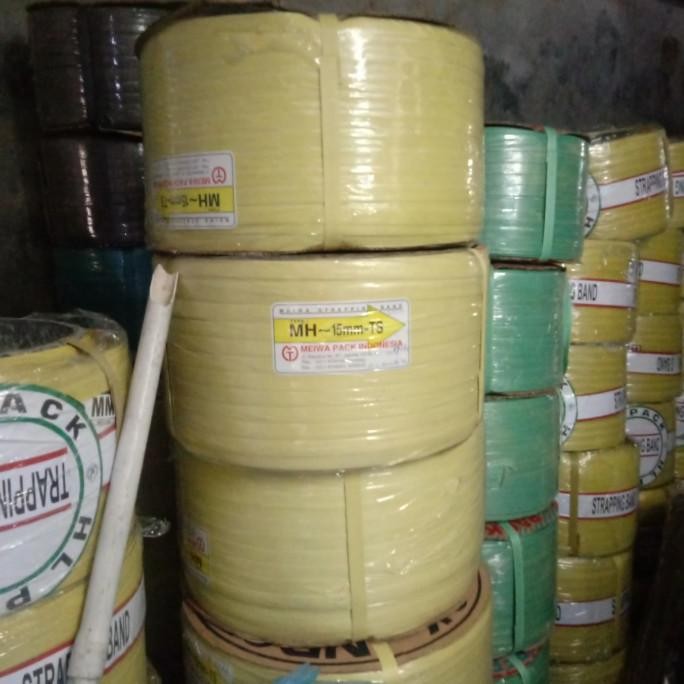 

Strapping Band merk Meiwa 15 atau 12 mm kuning