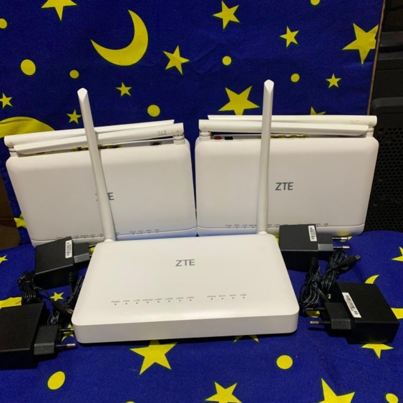 ZTE ZXHN F670L V9 V3 V2 V1 F609 GPON ONT Wifi Router & Adaptor Port Random
