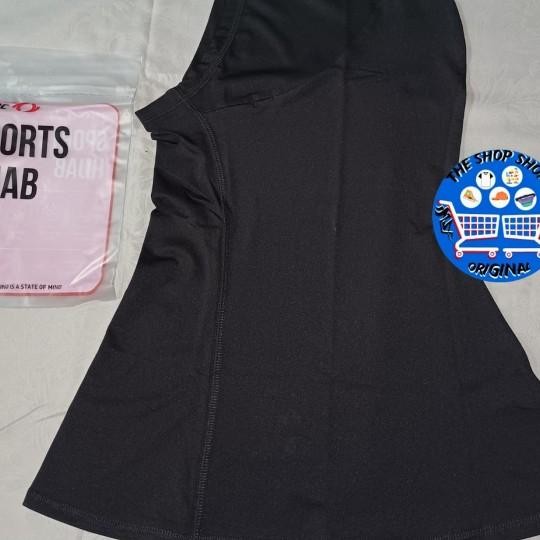 Hijab Jilbab Kerudung Sport Olahraga Astec Hanna Women'S Shoulder Hijab Bla