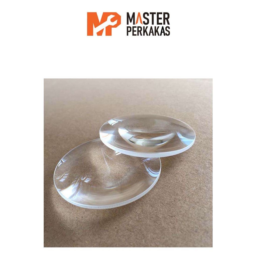 Lensa Cembung Biconvex AB91 MP / Kaca Pembesar Ultra Clear Lens / Virtual Reality VR 3D Optical Glas