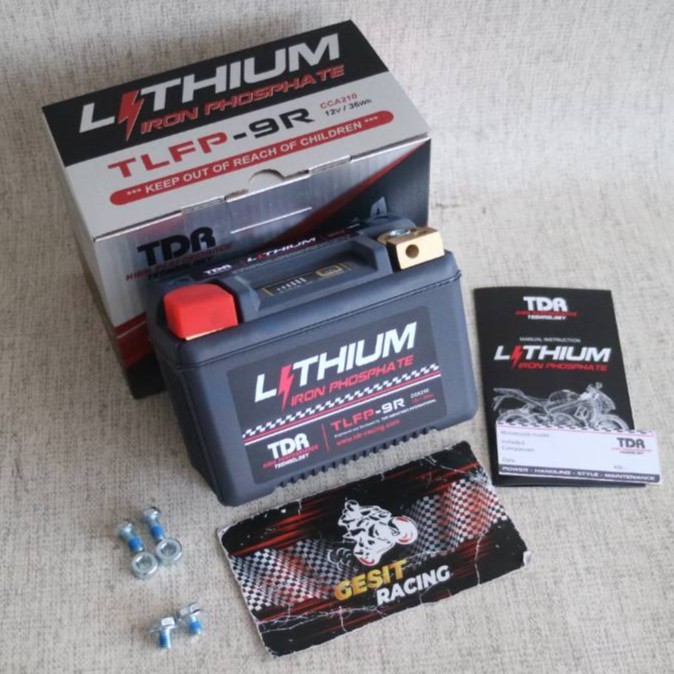 AKI MOTOR TDR RACING AKI XMAX - R25 - CBR250 - NINJA TLFP-9R LITHIUM
