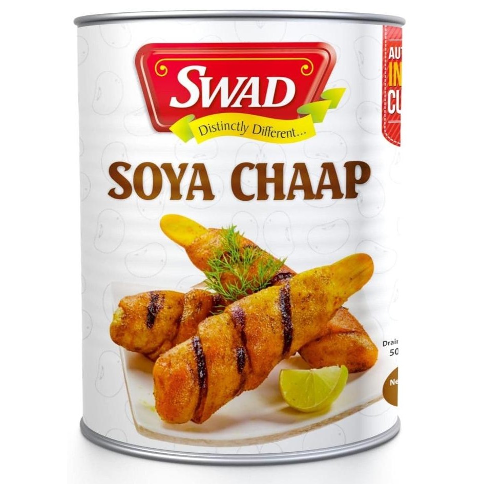 

langsung order saja] SWAD CANNED SOYA CHAAP IN BRINE 850G / Ready-to-Eat / Tinggi Protein
