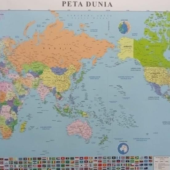 

Peta Dunia Besar Peta Dinding Uk 180 X 120