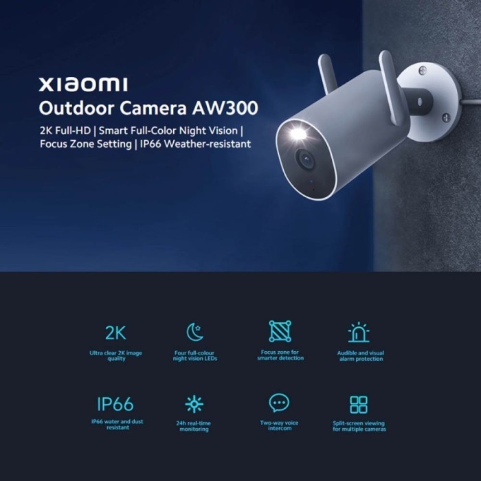 New Xiaomi AW300 / AW200 Smart Outdoor Camera CCTV & Xiaomi CCTV C300/C200