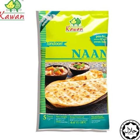 

siap kirim] TANDORI NAAN KAWAN 425g(5pcs) / Roti Naan India / Frozen Food / Halal