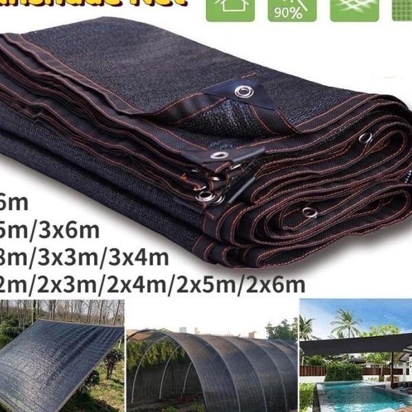 Paranet Jaring 90% Hitam Sunshade Net Anti Uv Shading Net Net