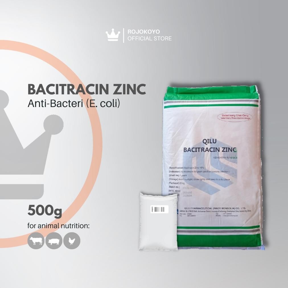 Kualitassuper Bacitracin Zinc Agp-Antibacteri Growth Promotor Viral