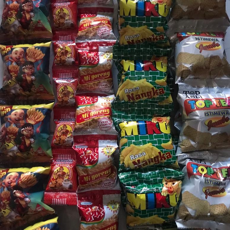 

ZX41 Paket 50 pcs Snack jadul murah meriah euy Hemat